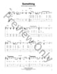 Something Guitar and Fretted sheet music cover